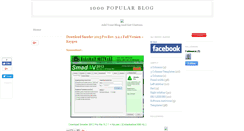Desktop Screenshot of 1000popularblog.blogspot.com