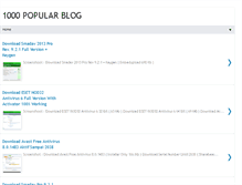 Tablet Screenshot of 1000popularblog.blogspot.com