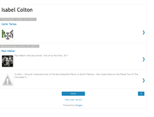 Tablet Screenshot of isabelcolton.blogspot.com