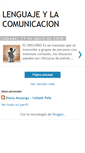 Mobile Screenshot of lenguajeylacomunicacion.blogspot.com
