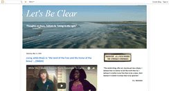 Desktop Screenshot of lets-be-clear.blogspot.com