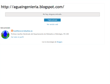Tablet Screenshot of aguaconsultores.blogspot.com
