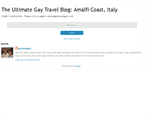 Tablet Screenshot of amalficoastgaytravelguys.blogspot.com