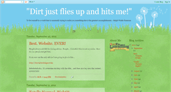 Desktop Screenshot of dirtjustfliesupandhitsme.blogspot.com