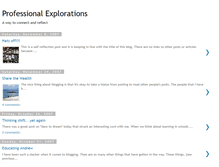 Tablet Screenshot of professionalexplorations.blogspot.com