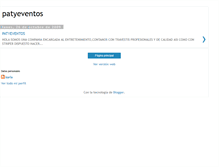 Tablet Screenshot of patyeventos.blogspot.com