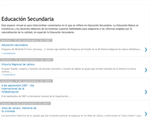 Tablet Screenshot of educacion-secundaria.blogspot.com