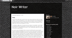 Desktop Screenshot of noirwriter.blogspot.com
