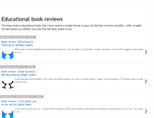 Tablet Screenshot of educationalbookreviews.blogspot.com