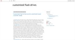 Desktop Screenshot of customizedflashdrives.blogspot.com