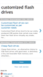 Mobile Screenshot of customizedflashdrives.blogspot.com