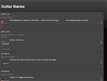 Tablet Screenshot of guitaribanez1.blogspot.com