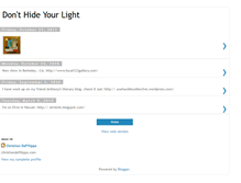 Tablet Screenshot of donthideyrlight.blogspot.com