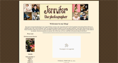 Desktop Screenshot of jenniferthephotographer.blogspot.com