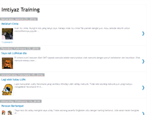 Tablet Screenshot of imtiyaztraining.blogspot.com