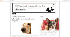 Desktop Screenshot of elfantasticomundodelosanimales.blogspot.com