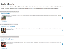 Tablet Screenshot of cartaabiertaalmundo.blogspot.com