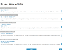 Tablet Screenshot of drjoelwade.blogspot.com