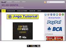 Tablet Screenshot of iklangrafis.blogspot.com