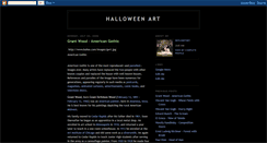 Desktop Screenshot of halloweenart.blogspot.com