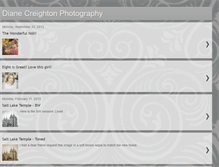 Tablet Screenshot of dianecreightonphotography.blogspot.com