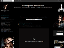 Tablet Screenshot of breaking-dawn-movie-trailer.blogspot.com