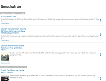 Tablet Screenshot of ibnushukran.blogspot.com