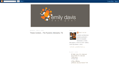Desktop Screenshot of emilydavisdesign.blogspot.com