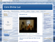 Tablet Screenshot of corodivinaluz.blogspot.com
