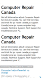 Mobile Screenshot of computer-repair-canada.blogspot.com