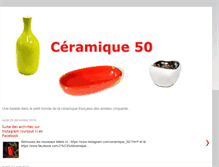 Tablet Screenshot of ceramique50.blogspot.com