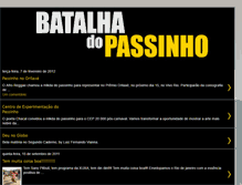 Tablet Screenshot of batalhadopassinho.blogspot.com
