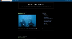 Desktop Screenshot of cool-and-funny.blogspot.com