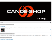 Tablet Screenshot of canoeshop.blogspot.com