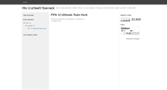 Desktop Screenshot of fifa12exploit.blogspot.com