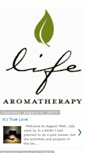 Mobile Screenshot of lifearomatherapy.blogspot.com