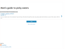 Tablet Screenshot of momsguidetopickyeaters.blogspot.com