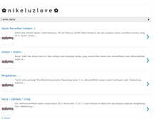 Tablet Screenshot of nikeluzlove.blogspot.com