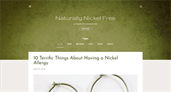 Desktop Screenshot of naturallynickelfree.blogspot.com
