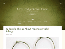 Tablet Screenshot of naturallynickelfree.blogspot.com
