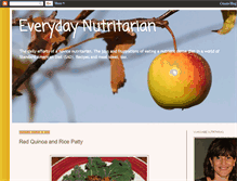 Tablet Screenshot of everydaynutritarian.blogspot.com