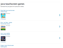 Tablet Screenshot of javatouchscreengames.blogspot.com