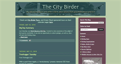 Desktop Screenshot of citybirder.blogspot.com