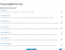 Tablet Screenshot of funnyenglish4u.blogspot.com