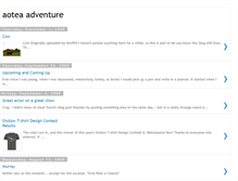 Tablet Screenshot of aoteaadventure.blogspot.com