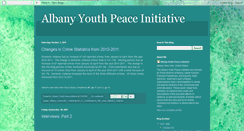 Desktop Screenshot of albanypeace.blogspot.com