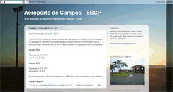 Desktop Screenshot of aeroportodecampos.blogspot.com