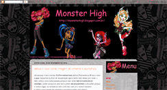 Desktop Screenshot of moonsterhigh.blogspot.com