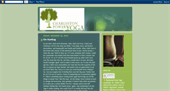 Desktop Screenshot of charlestonpoweryoga.blogspot.com
