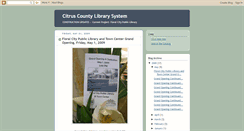 Desktop Screenshot of citruslibraries.blogspot.com